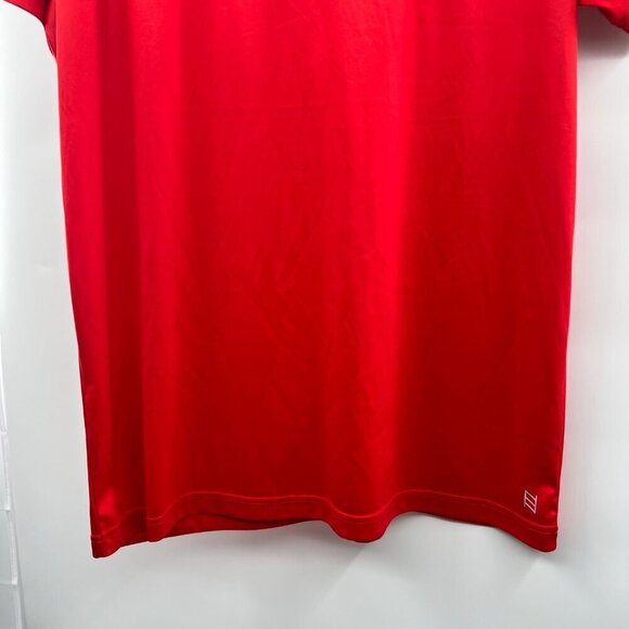 Zyia Active Men's Short Sleeve T-Shirt Red/Black Size XL - Picture 2 of 9